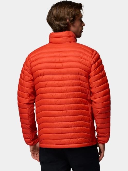 Columbia Powder Pass Hybrid Jacket férfi steppelt átmeneti kabát piros színben 4
