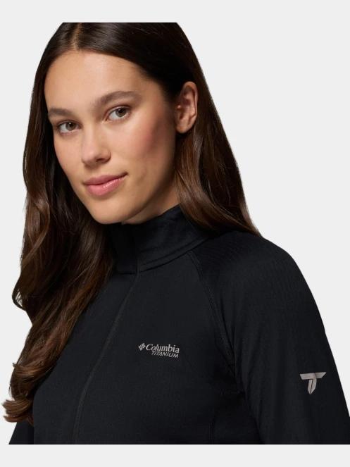 Columbia DriVenture Half Zip női hosszú ujjú sport póló fekete színben 6