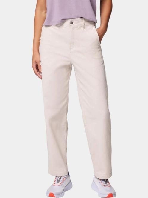 Columbia Roc Straight Leg Pant női hosszú nadrág homok színben 2