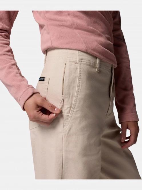 Columbia ROC Wide Leg Pant női hosszú nadrág homok színben 11
