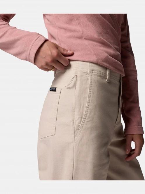 Columbia ROC Wide Leg Pant női hosszú nadrág homok színben 10
