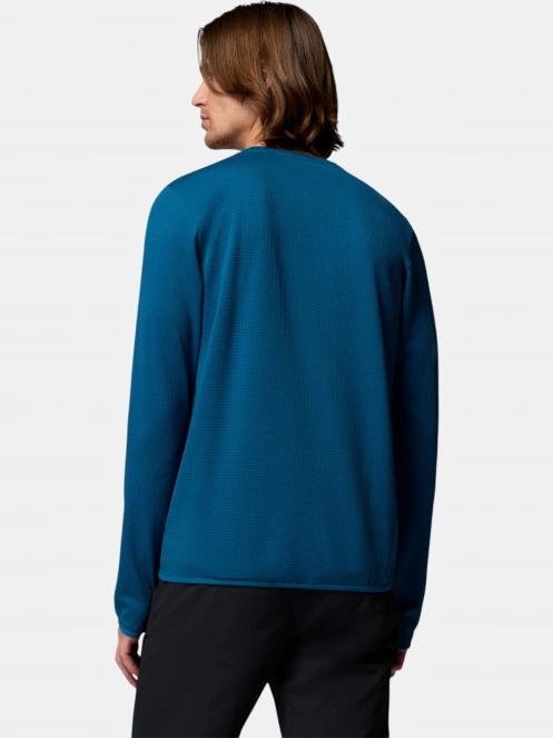 Columbia Tech Trail Utility Warm Long Sleeve Crew férfi hosszú ujjú sport póló kék színben 4