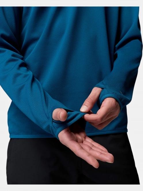 Columbia Tech Trail Utility Warm Long Sleeve Crew férfi hosszú ujjú sport póló kék színben 7