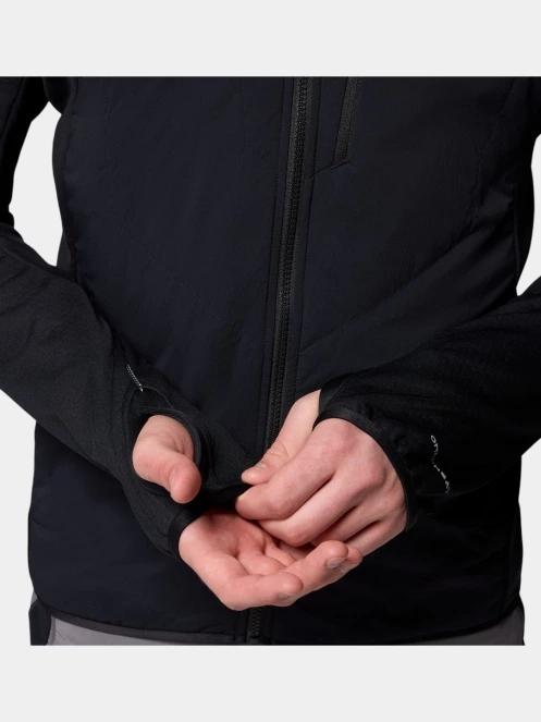 Columbia Arctic Chest Hybrid Full Zip férfi polár pulóver fekete színben 7