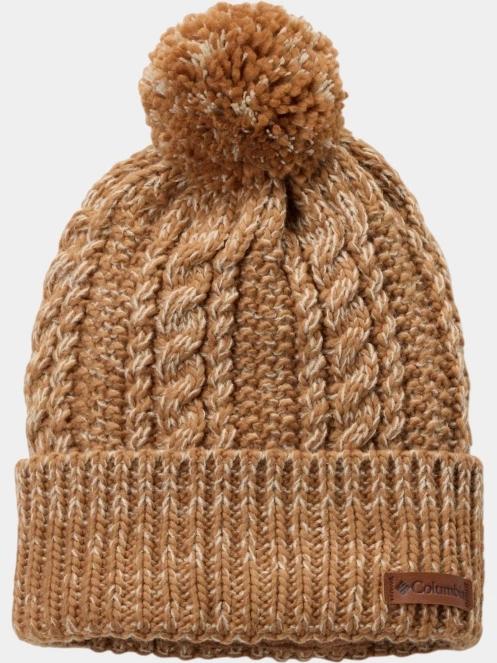Columbia Cozy Ridge Beanie női bojtos sapka barna színben 2