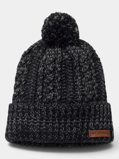 Columbia Cozy Ridge Beanie bojtos sapka fekete színben 2