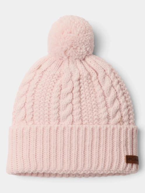 Columbia Cozy Ridge Beanie bojtos sapka rózsaszín színben 2