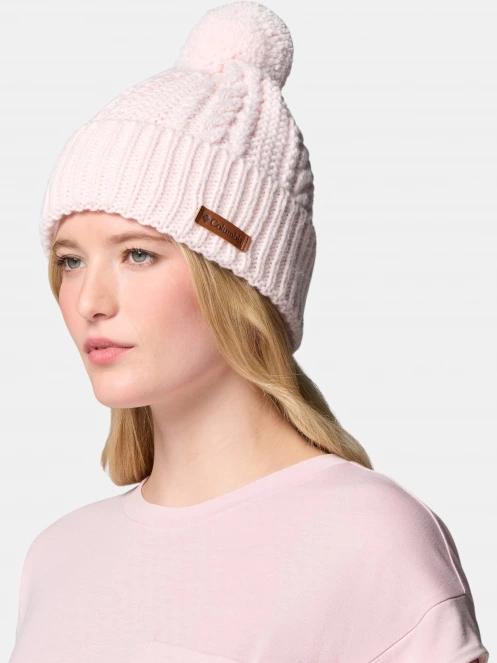 Columbia Cozy Ridge Beanie bojtos sapka rózsaszín színben 4