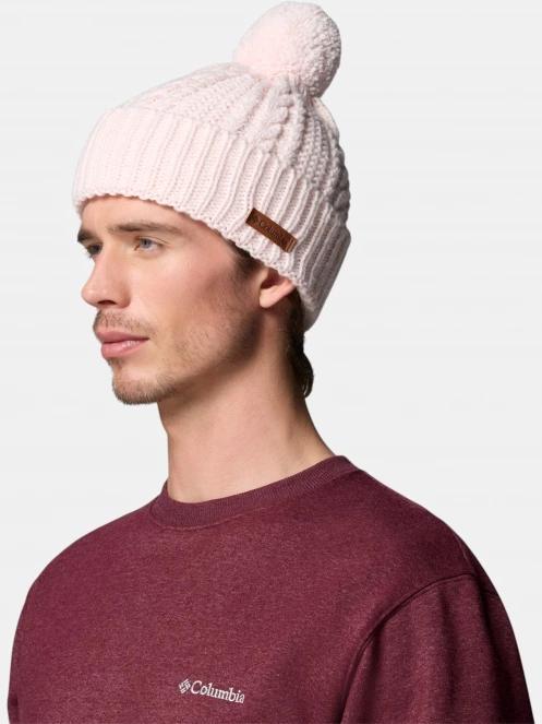Columbia Cozy Ridge Beanie bojtos sapka rózsaszín színben 6