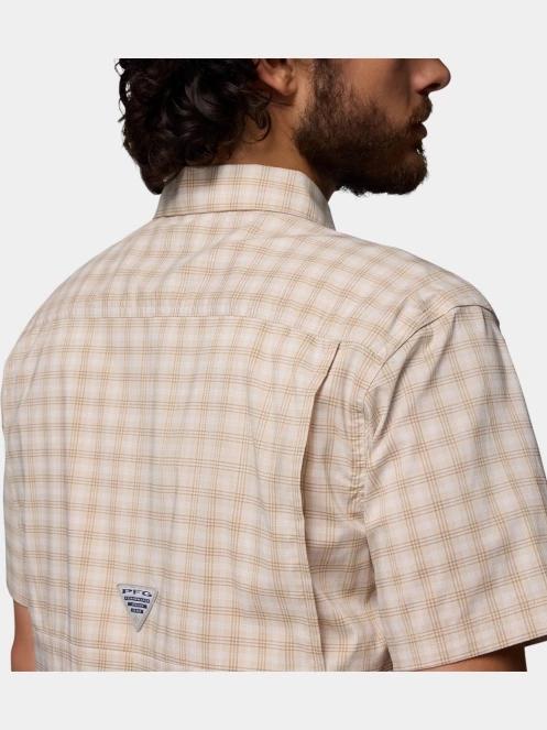 Columbia Harbor Peak Short Sleeve Shirt férfi rövid ujjú ing homok színben 8