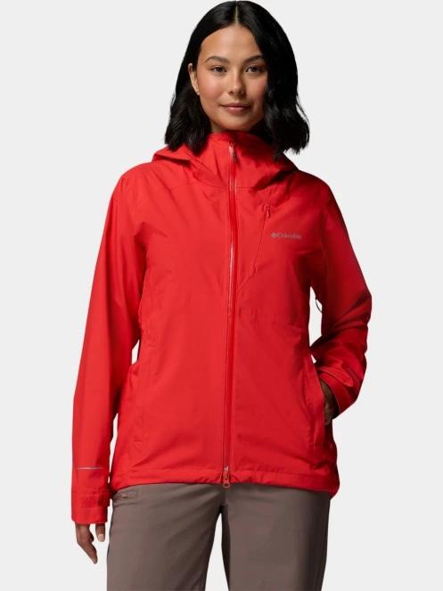 Columbia Trailborne 2.5L Shell női esőkabát piros színben 2