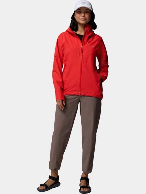 Columbia Trailborne 2.5L Shell női esőkabát piros színben 4
