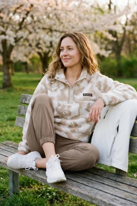 Columbia Trailborne Softshell női softshell kabát homok színben 11