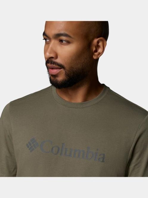 Columbia CSC Basic Logo Tee férfi rövid ujjú póló zöld színben 6