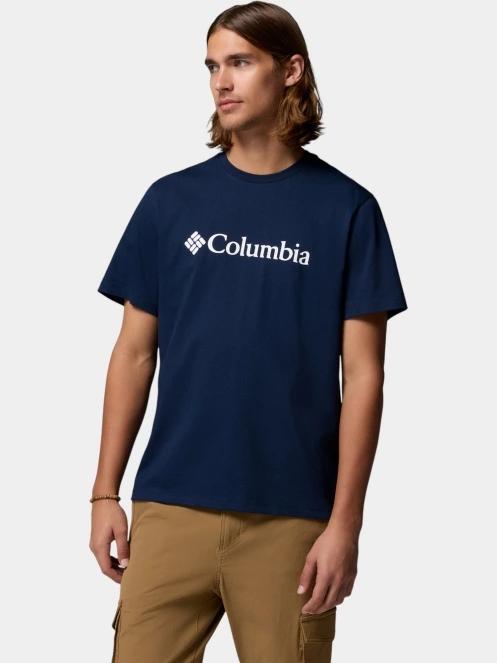 Columbia CSC Basic Logo Tee férfi rövid ujjú póló sötétkék színben 2