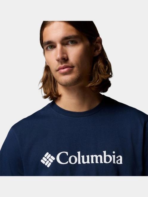 Columbia CSC Basic Logo Tee férfi rövid ujjú póló sötétkék színben 6