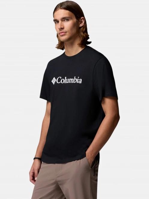 Columbia Csc Basic Logo Tee férfi rövid ujjú póló fekete színben 3