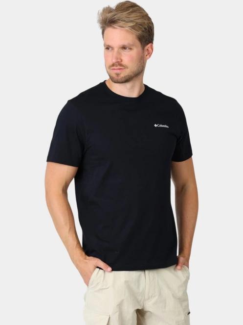 Columbia CSC Outdoor Back Graphic Tee férfi rövid ujjú póló fekete színben 2