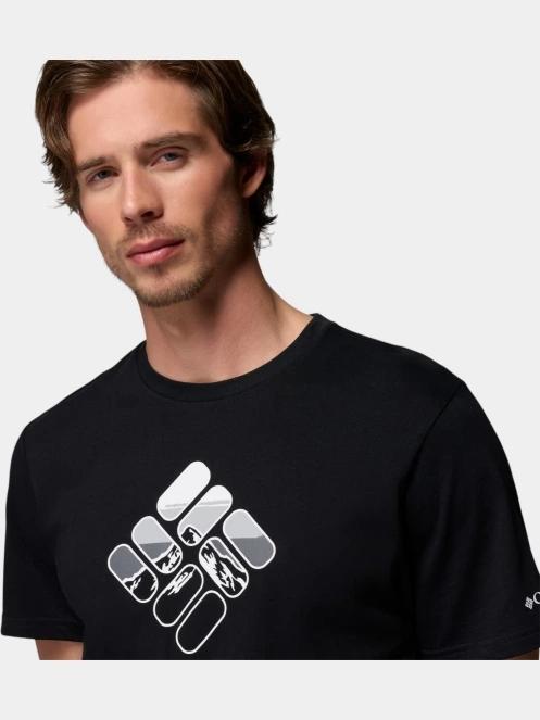 Columbia CSC Seasonal Graphic Tee férfi rövid ujjú póló fekete színben 6