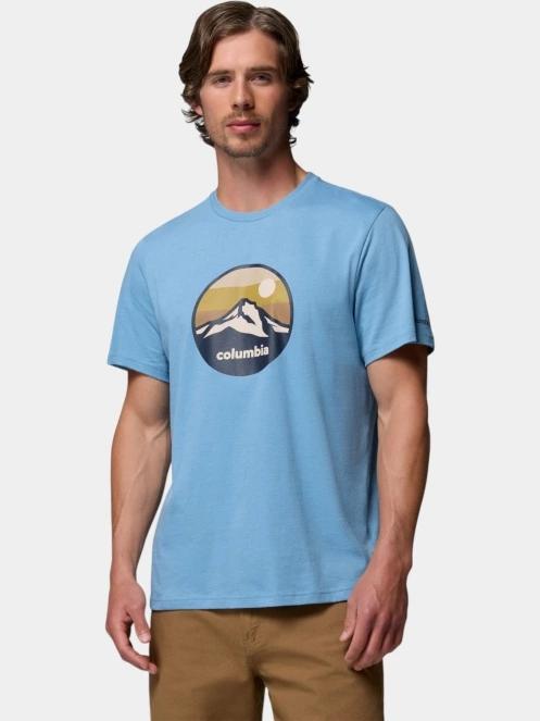 Columbia CSC Seasonal Graphic Tee férfi rövid ujjú póló kék színben 2