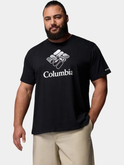 Columbia CSC Seasonal Graphic Tee férfi rövid ujjú póló fekete színben 2