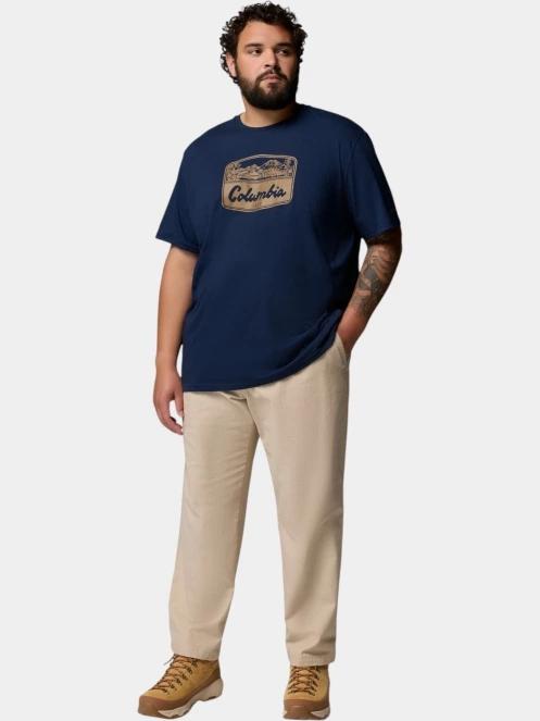 Columbia CSC Seasonal Graphic Tee férfi rövid ujjú póló sötétkék színben 5