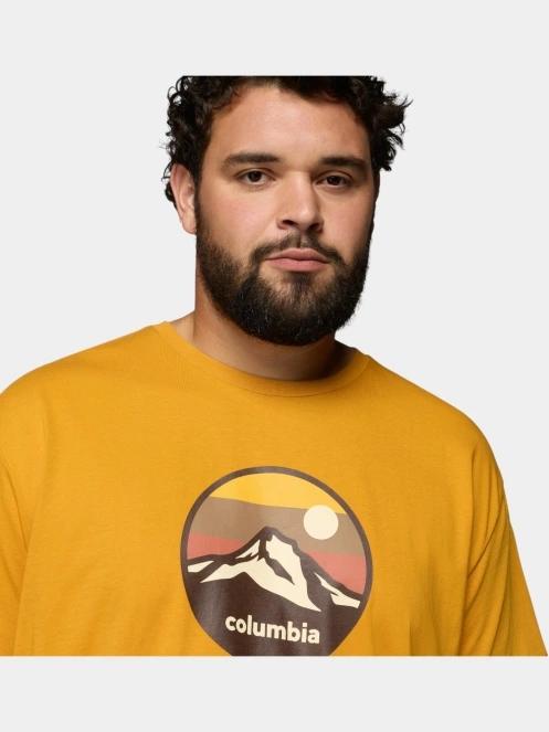 Columbia CSC Seasonal Graphic Tee férfi rövid ujjú póló sárga színben 6