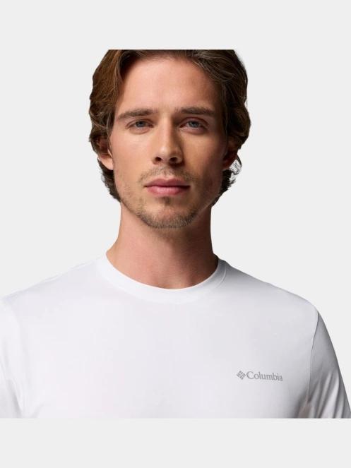 Columbia Parsons Point Short Sleeve Logo Tee férfi rövid ujjú sport póló fehér színben 6