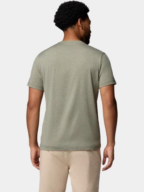 Columbia Parsons Point Short Sleeve Logo Tee férfi rövid ujjú sport póló sötétzöld színben 4