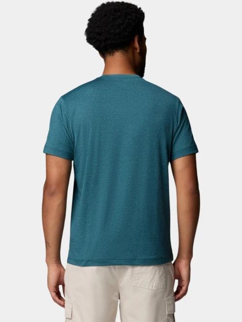 Columbia Parsons Point Short Sleeve Logo Tee férfi rövid ujjú sport póló kék színben 4