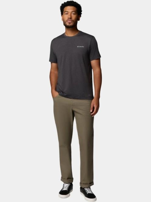 Columbia Parsons Point  Short Sleeve Logo Tee férfi rövid ujjú sport póló fekete színben 5