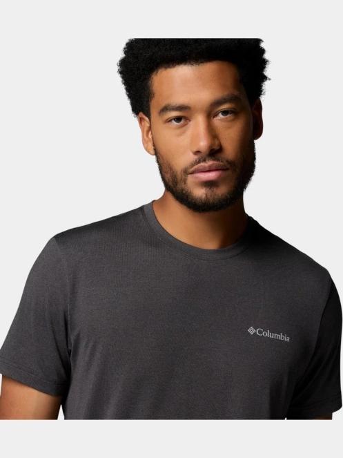 Columbia Parsons Point  Short Sleeve Logo Tee férfi rövid ujjú sport póló fekete színben 6