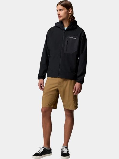 Columbia Tall Heights III Hooded Softshell férfi hibrid felső fekete színben 4