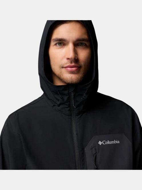 Columbia Tall Heights III Hooded Softshell férfi hibrid felső fekete színben 5