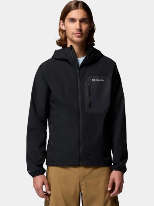 Columbia Tall Heights III Hooded Softshell férfi softshell felső fekete színben 2