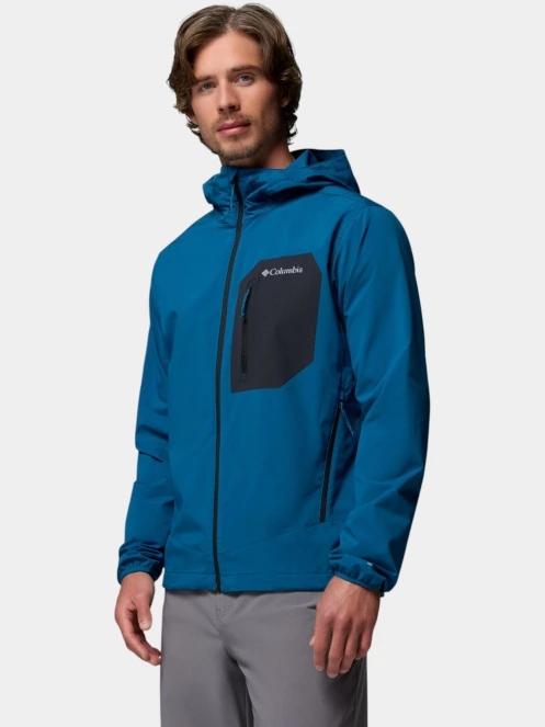 Columbia Tall Heights III Hooded Softshell férfi softshell felső kék színben 3