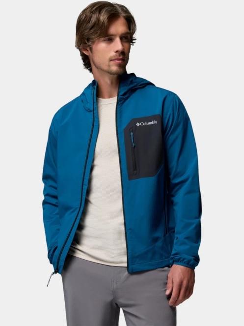 Columbia Tall Heights III Hooded Softshell férfi softshell felső kék színben 6