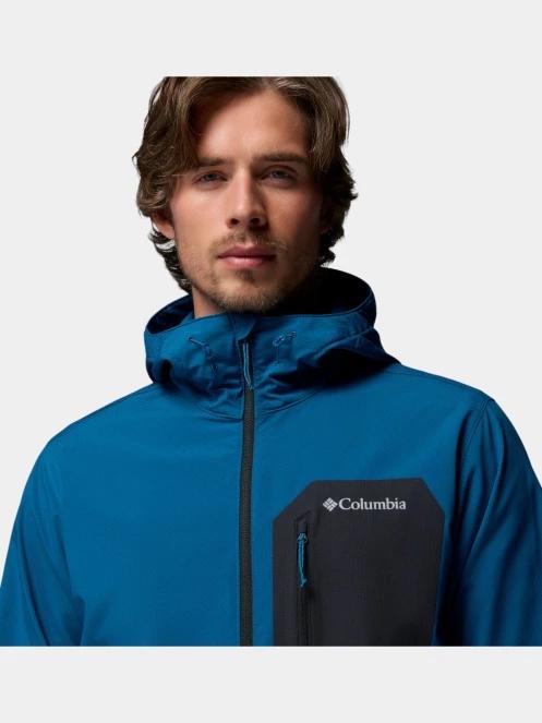 Columbia Tall Heights III Hooded Softshell férfi softshell felső kék színben 7