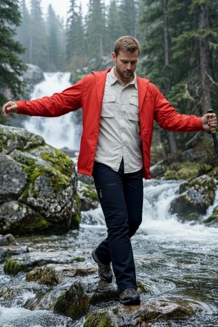 Columbia Khyex Pro Wind Jacket férfi széldzseki piros színben 12