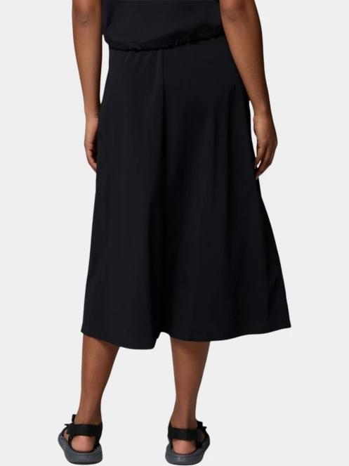 Columbia Chill Creek Long Woven Skirt női maxi szoknya fekete színben 4