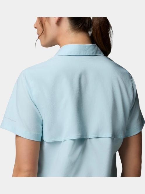 Columbia Silver Ridge Utility II Short Sleeve Shirt női rövid ujjú ing világoskék színben 6