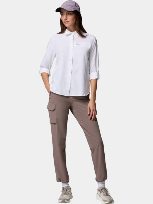 Columbia Silver Ridge Utility II Long Sleeve Shirt női hosszú ujjú ing fehér színben 5