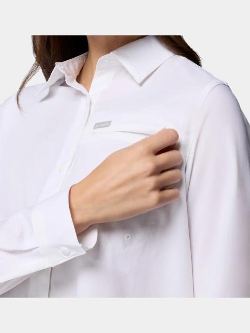 Columbia Silver Ridge Utility II Long Sleeve Shirt női hosszú ujjú ing fehér színben 9