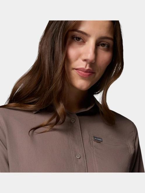 Columbia Silver Ridge Utility II Long Sleeve Shirt női hosszú ujjú ing szürke színben 9