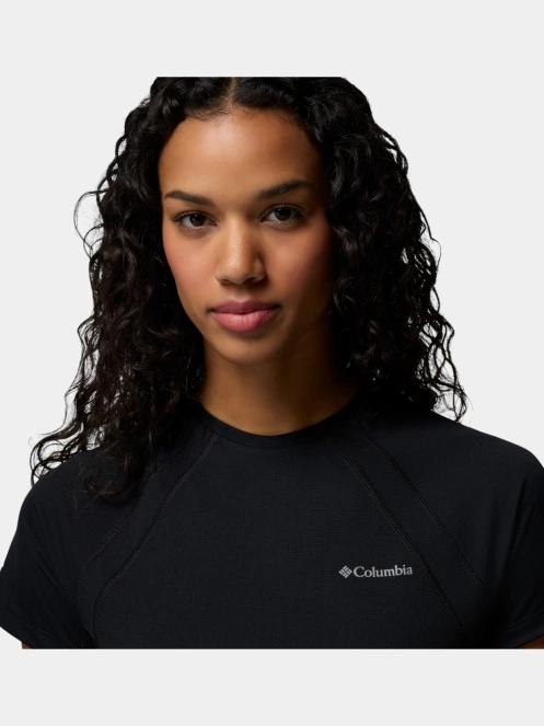 Columbia Stealth Spring Short Sleeve Tee női rövid ujjú sport póló fekete színben 6