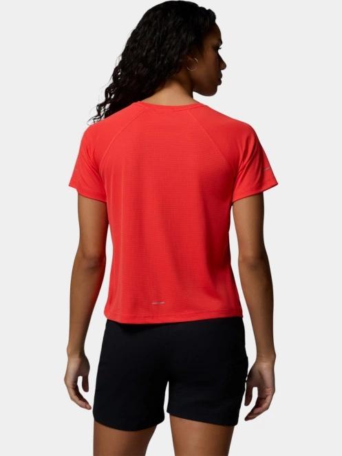 Columbia Stealth Spring Short Sleeve Tee női rövid ujjú sport póló piros színben 4