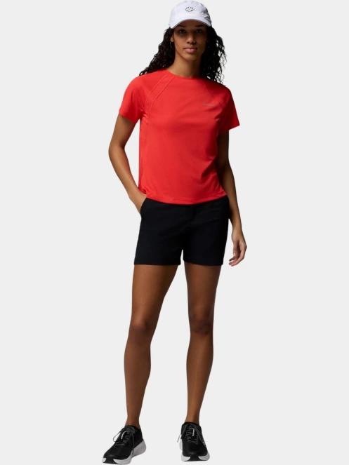 Columbia Stealth Spring Short Sleeve Tee női rövid ujjú sport póló piros színben 5