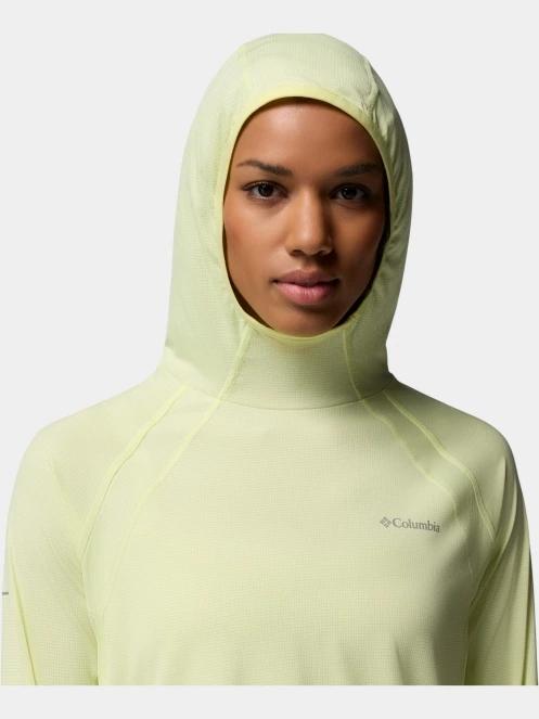 Columbia Stealth Spring Long Sleeve Hoodie női hosszú ujjú sport póló sárga színben 6