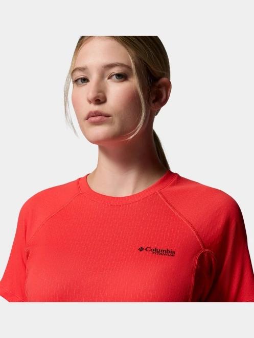 Columbia Driventure Short Sleeve női rövid ujjú sport póló piros színben 9