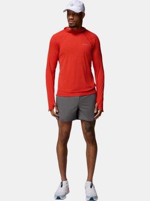 Columbia Stealth Spring Long Sleeve Hoodie férfi hosszú ujjú sport póló piros színben 4